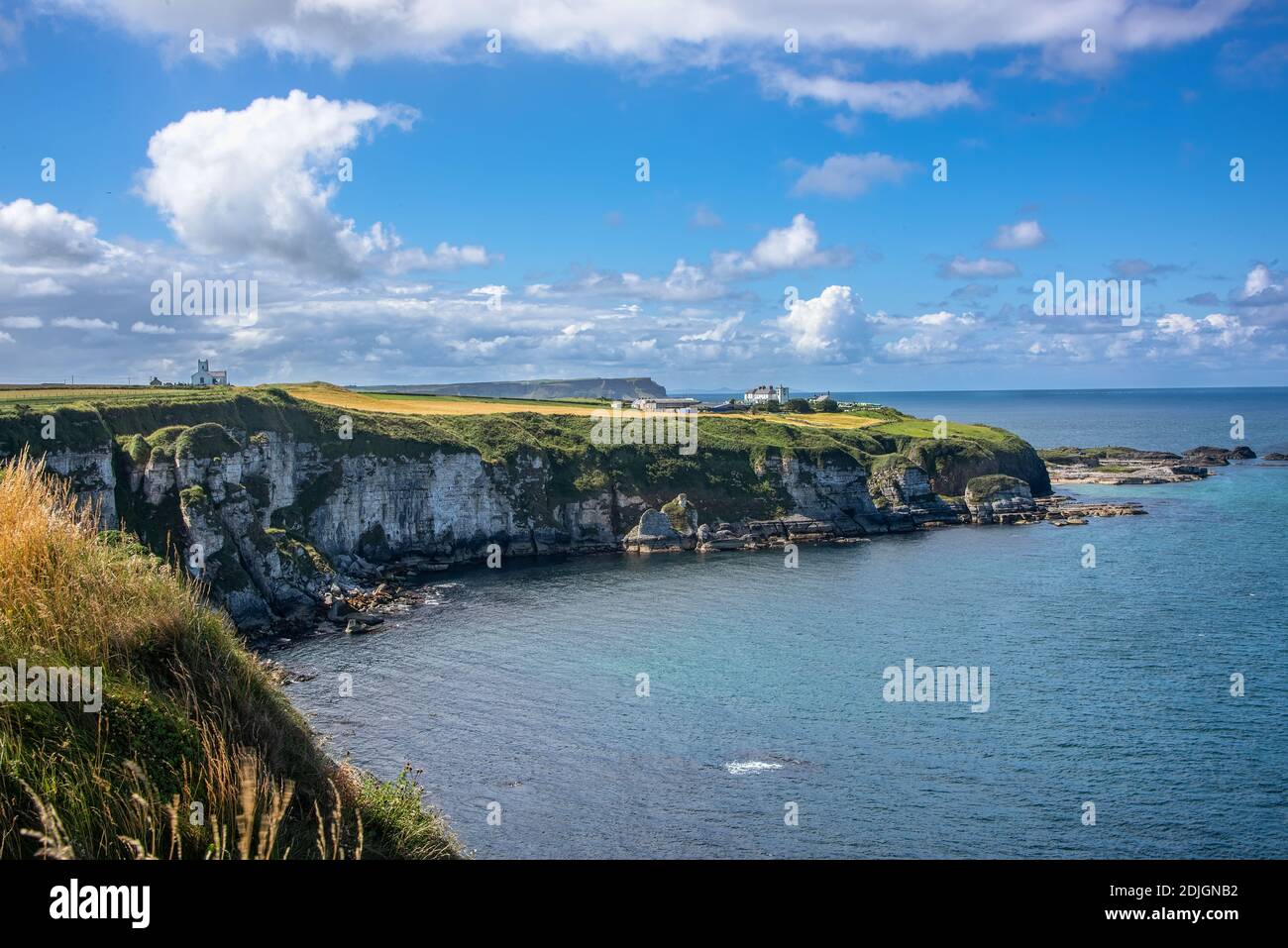 Malerische Küste von Giants Causeway in Nordirland Stockfoto