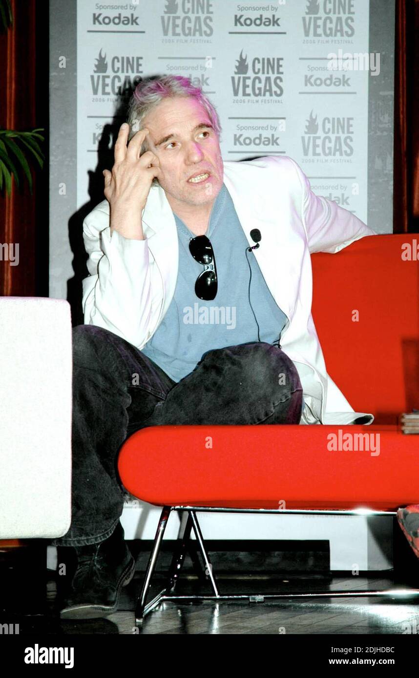 Schauspieler Abel Ferrara ('driller Killer', 'Mary', 'Dangerous Game') während einer Podiumsdiskussion zu 'The Lounge' at the Palms im Rahmen von Cinevegas-Veranstaltungen. Las Vegas, NV 06/11/06 [[kar]] Stockfoto