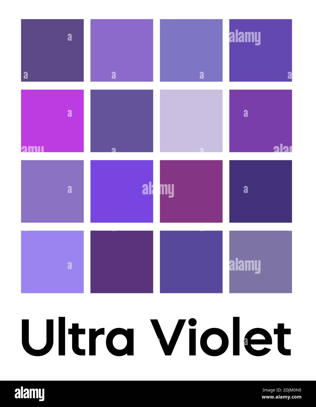 Palette von ultra violetten Tönen. Violette Farbvorlage. Schattierungen von Flieder  Farbe. Vector farbigen Muster für Textilien und Innenarchitektur, Mode und  Stock-Vektorgrafik - Alamy