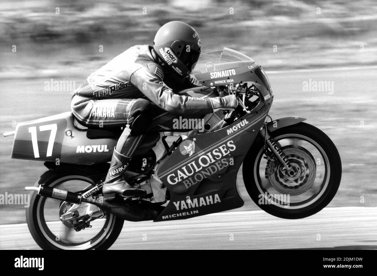Patrick Igoa, (FR), Yamaha 250, Moto GP 1987 Stockfoto