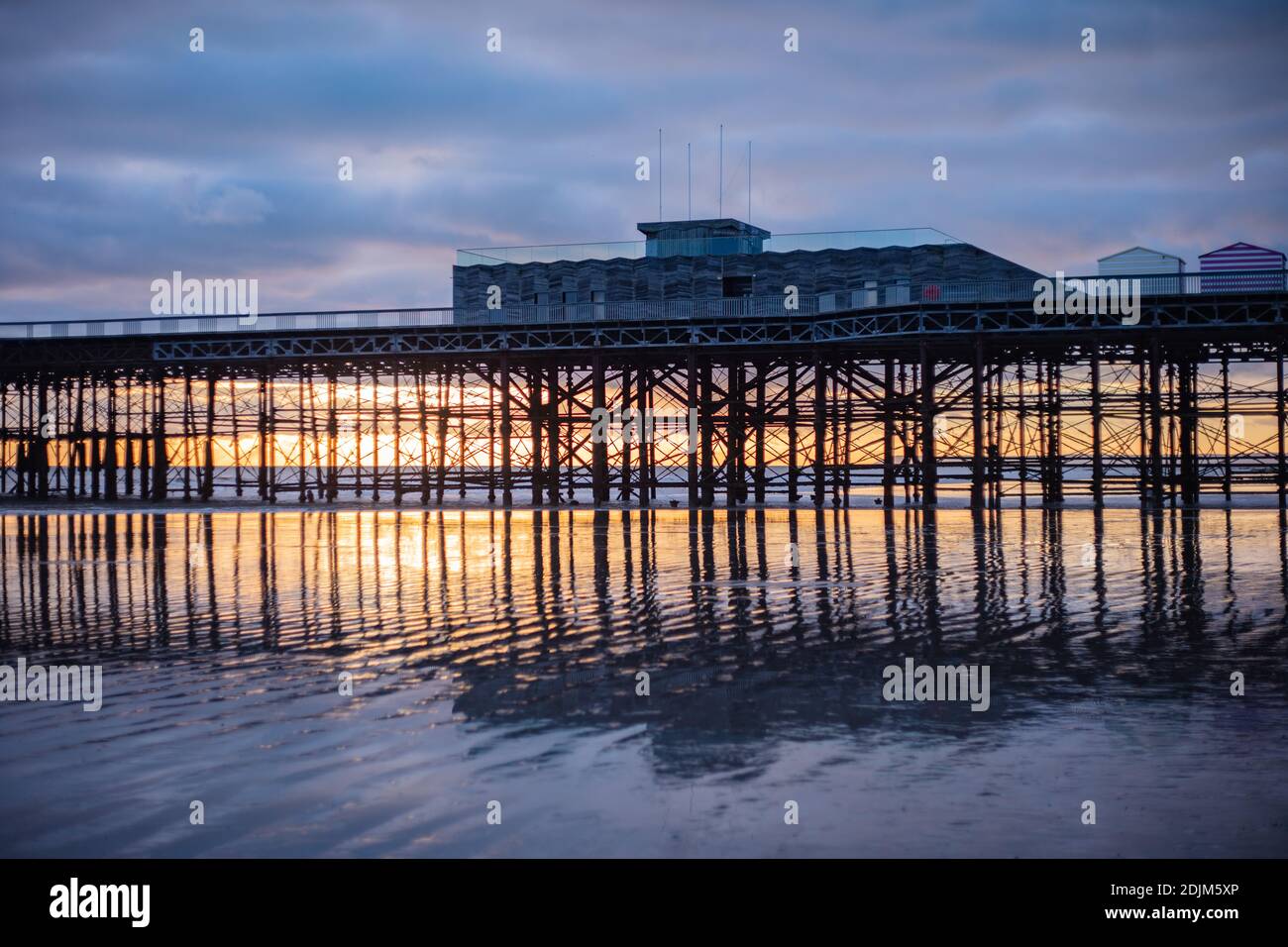 Hastings Pier Stockfoto