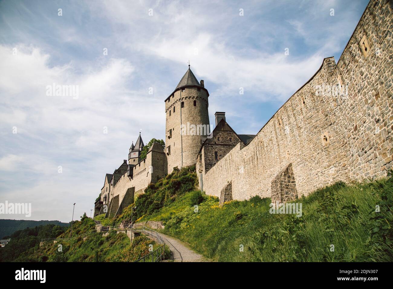 Altena, Schloss Altena, 12. Jahrhundert, Klusenberg, Märkischer Kreis, Nordrhein-Westfalen, Deutschland Stockfoto