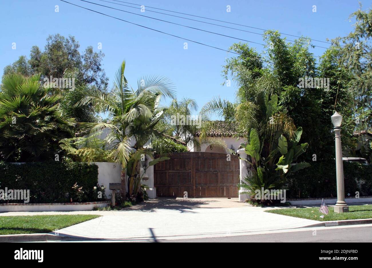 Hilary Duff's Toluca Lake Haus in Ca. 12/06 Stockfoto
