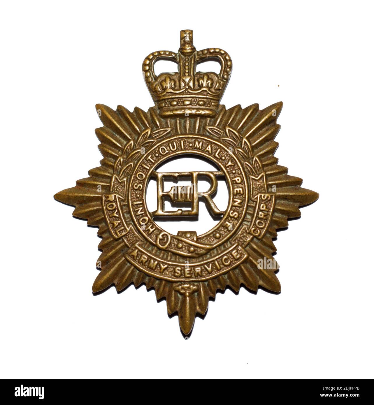 Ein Cap-Abzeichen des Royal Army Service Corps c. 1952-1965. Stockfoto