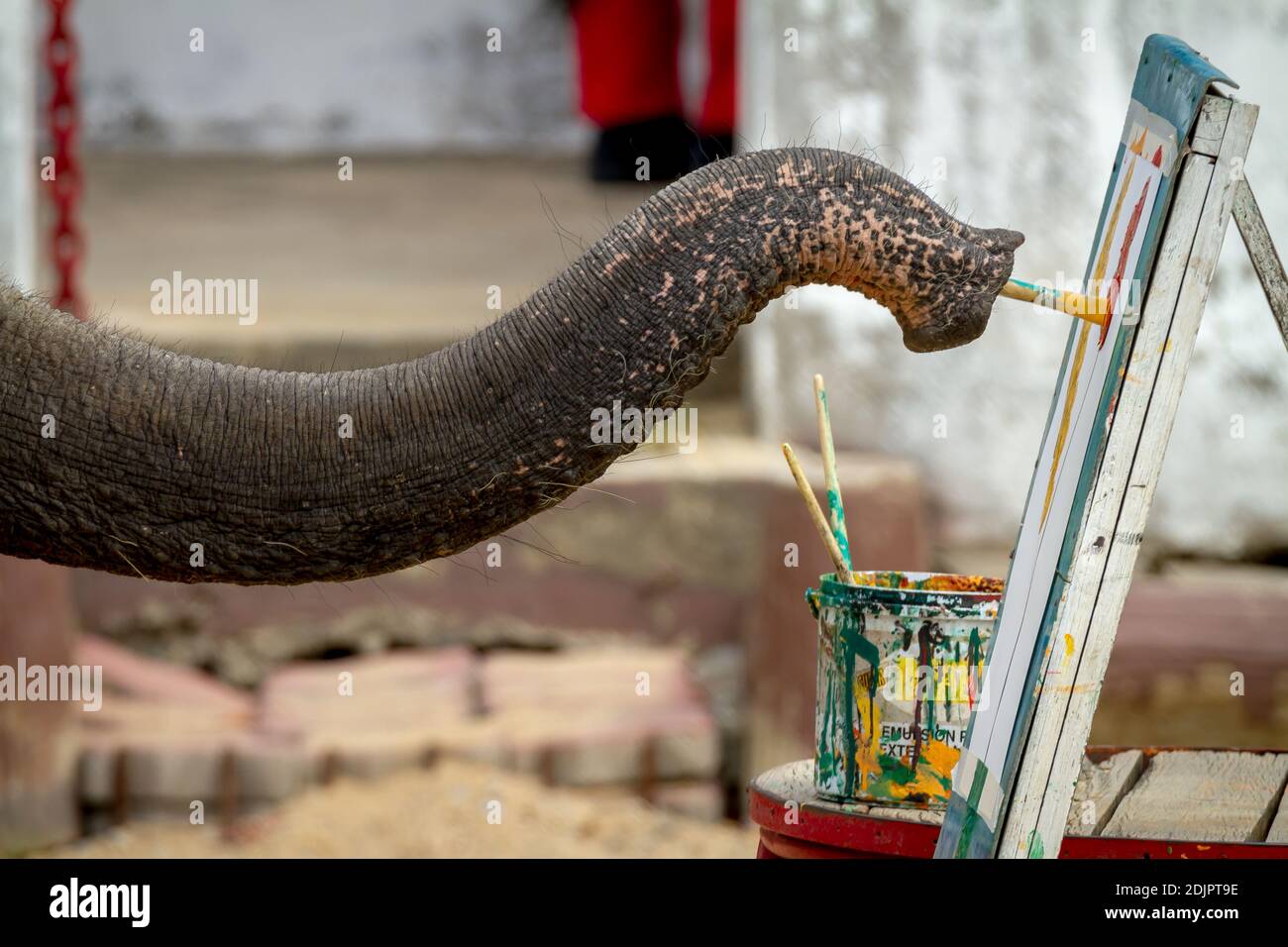 Asiatischer Elefant Leinwand Gemalde Stockfotos Und Bilder Kaufen Alamy