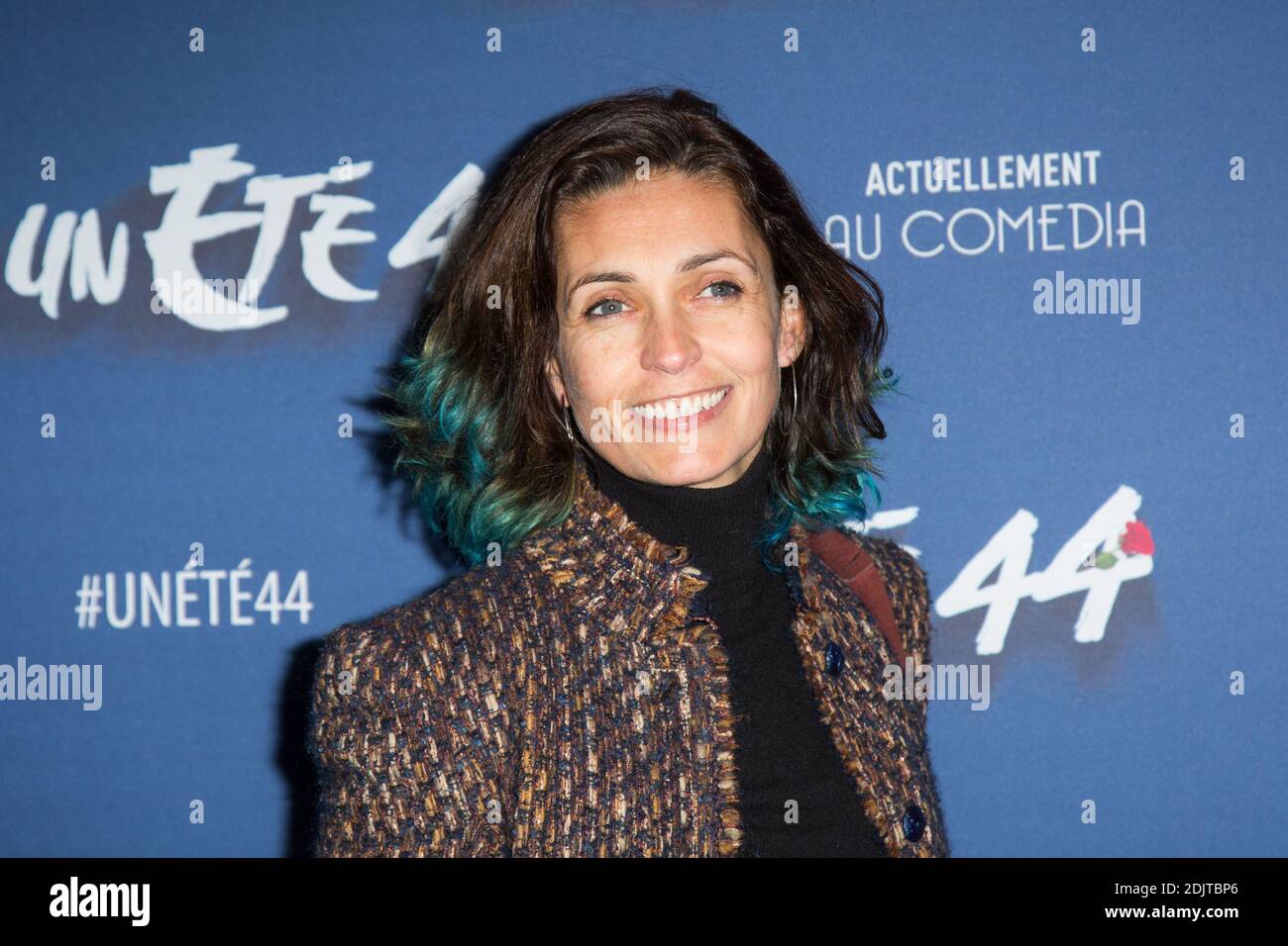 Adeline Blondieau arrive au photocall du spectacle Musical UN Ete 44 au Comedia a Paris, France le 9 novembre 2016. Foto von Nasser Berzane/ABACAPRESS.COM Stockfoto