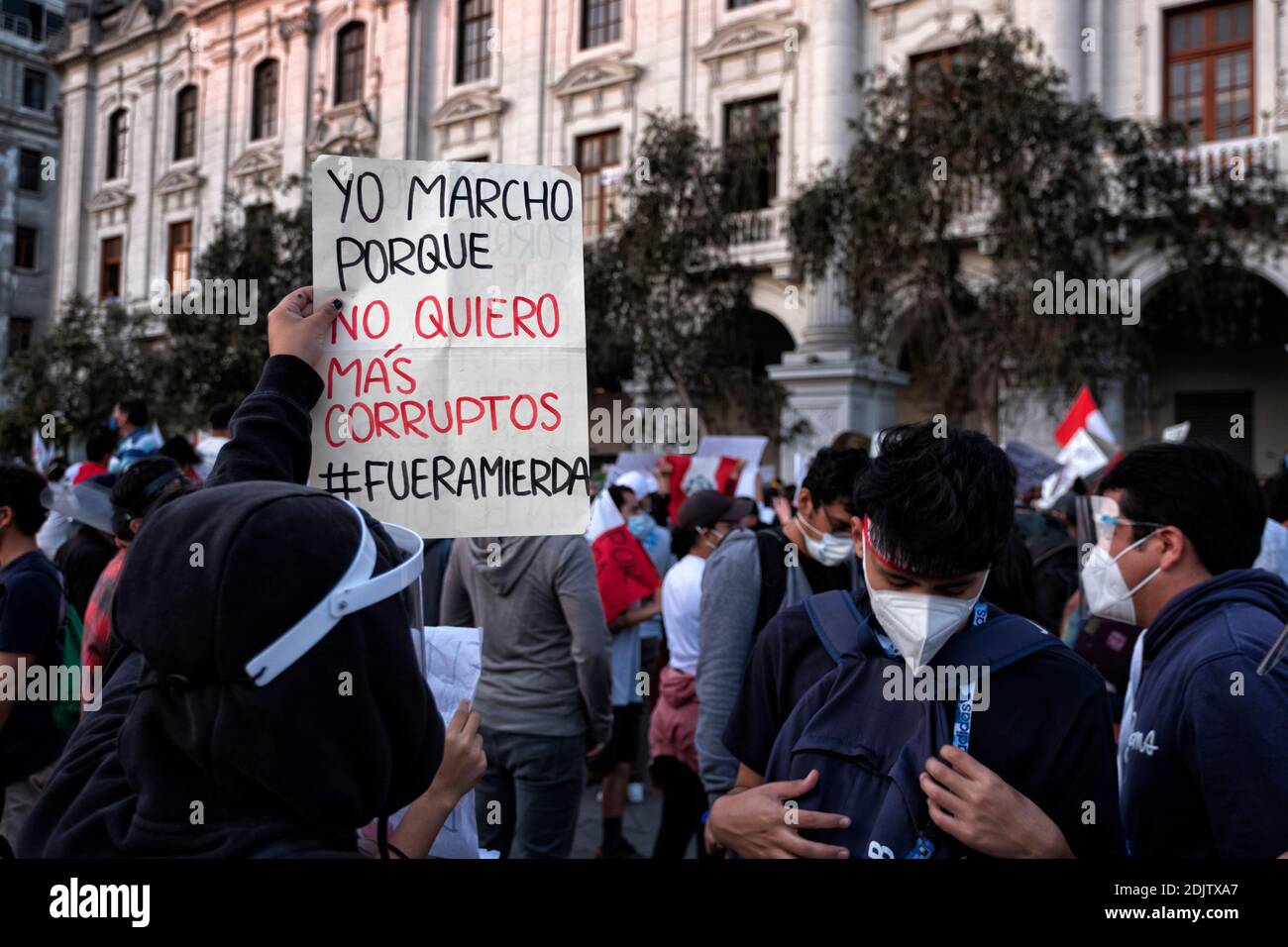 Marcha de Progesta Lima, Peru Stockfoto