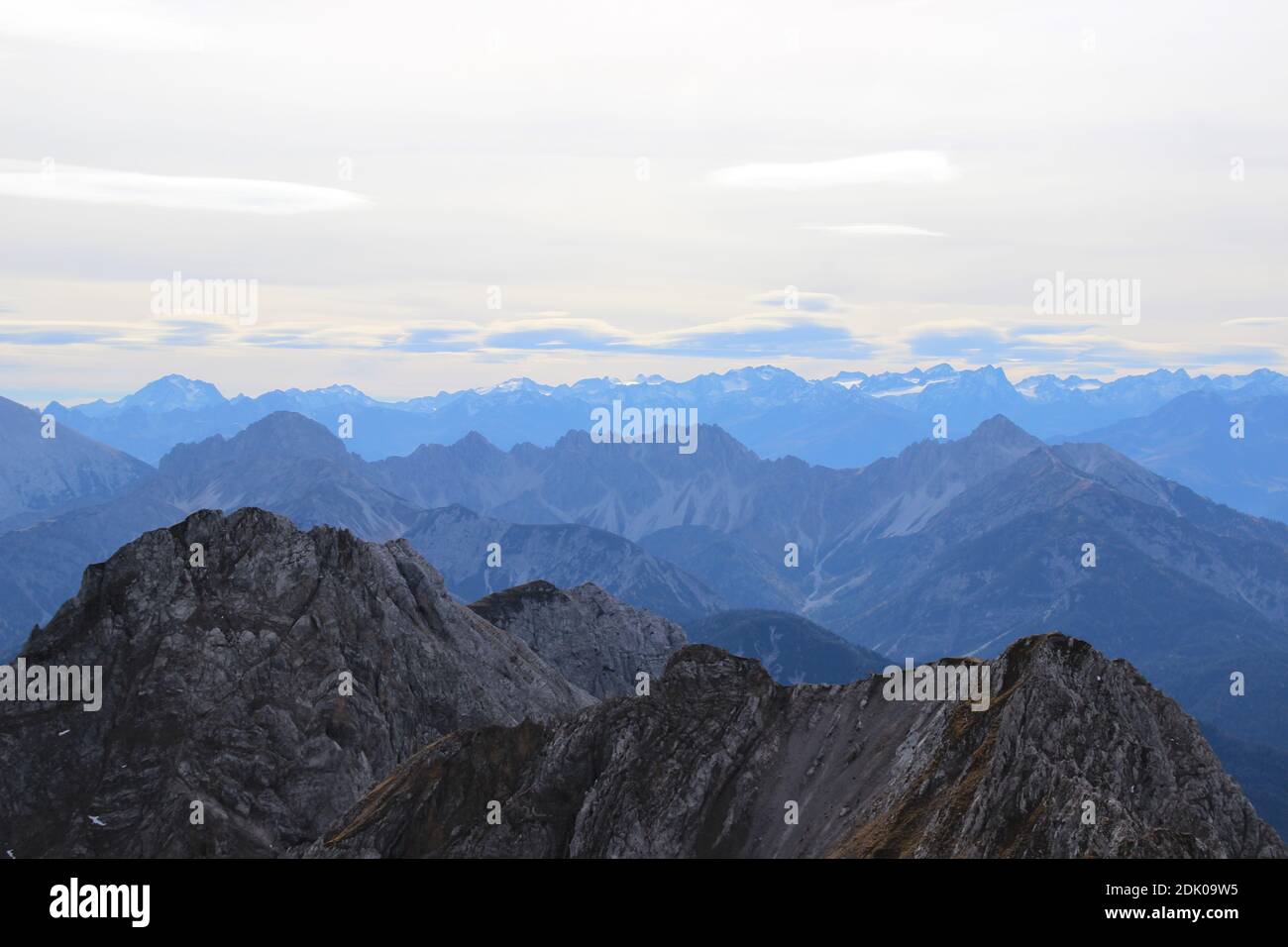 Blick vom Höhenweg Stockfoto