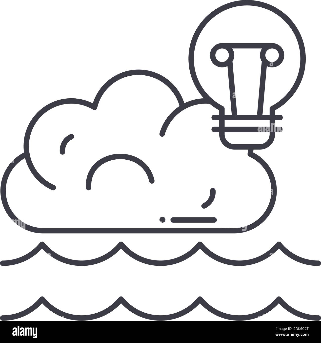 Intelligenz Quotient Symbol, lineare isolierte Illustration, dünne Linie Vektor, Web-Design-Zeichen, Kontur Konzept Symbol mit editierbaren Strich auf weiß Stock Vektor