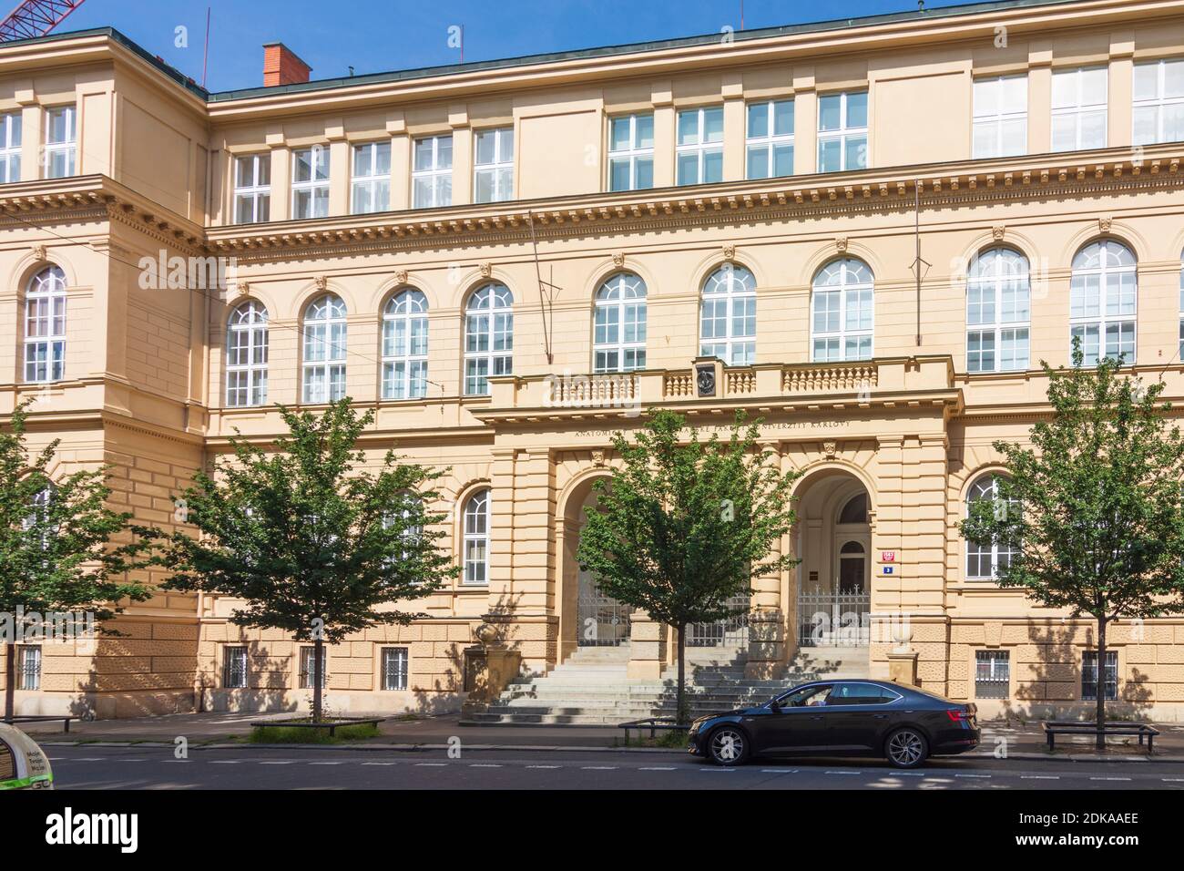 Praha, Institut für Anatomie an der Karls-Universität in Nove Mesto, Neustadt, Praha, Prag, Prag, Tschechien Stockfoto