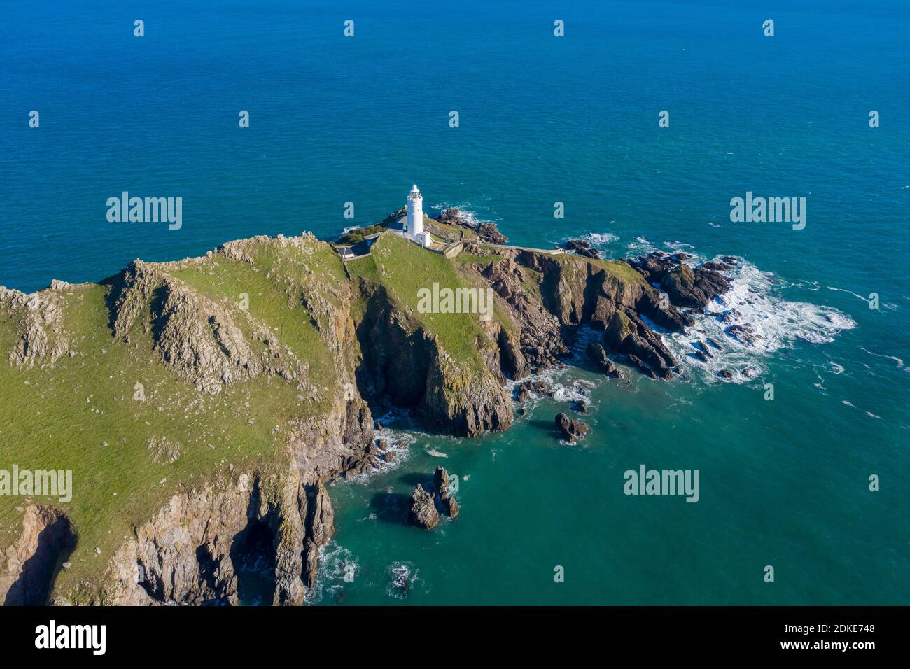 Start Point Lighthouse in Devon. Stockfoto