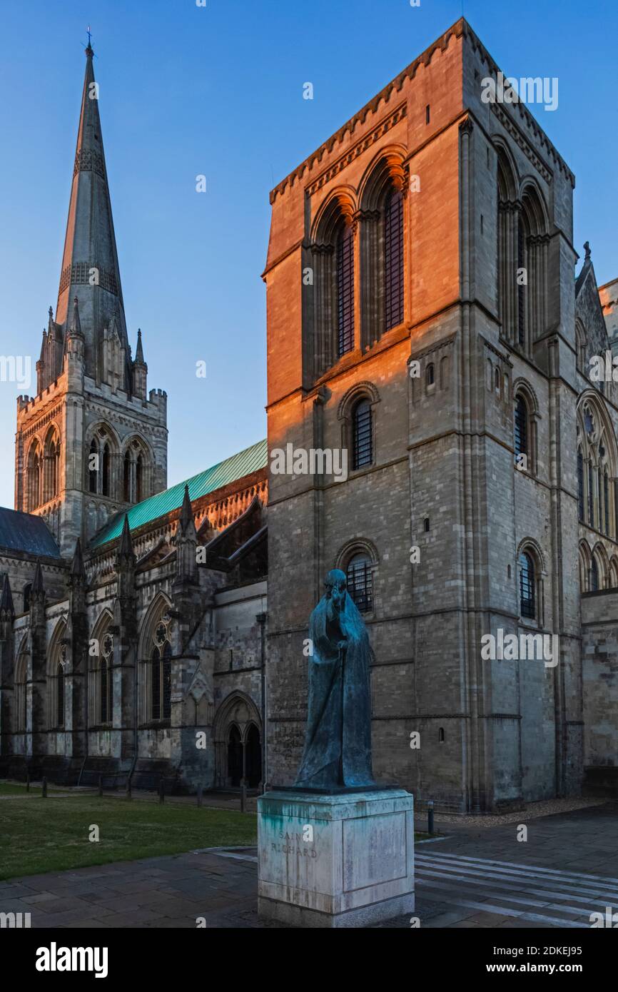 England, West Sussex, Chichester, Chichester Kathedrale Stockfoto