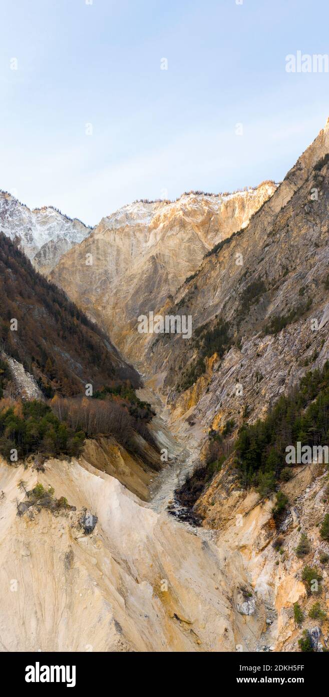 Canyon Panorama im Hochformat Stockfoto