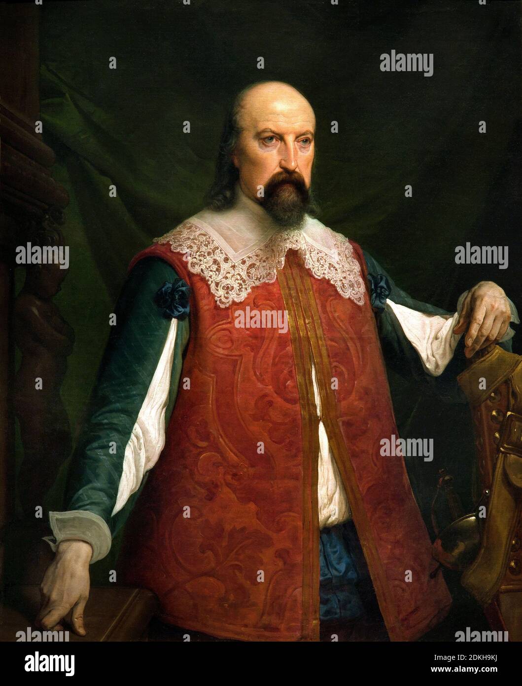 Francesco Hayez. 1791-1882. Porträt der Unbenannten 1845. Öl auf Leinwand cm 109.5 x 88. Stockfoto