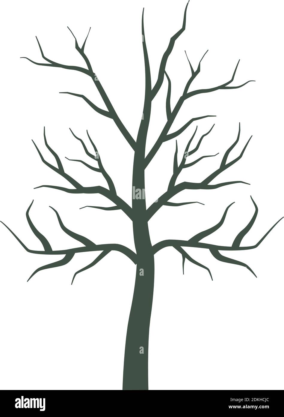 Trocken Baum Pflanze isoliert Symbol Vektor Illustration Design Stock Vektor