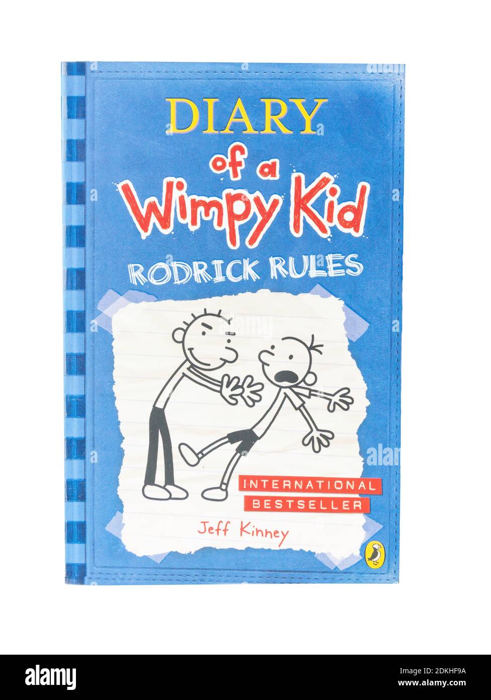Diary of a Wimpy Kid (Rodrick Rules) von Jeff Kinney, Greater London, England, Vereinigtes Königreich Stockfoto