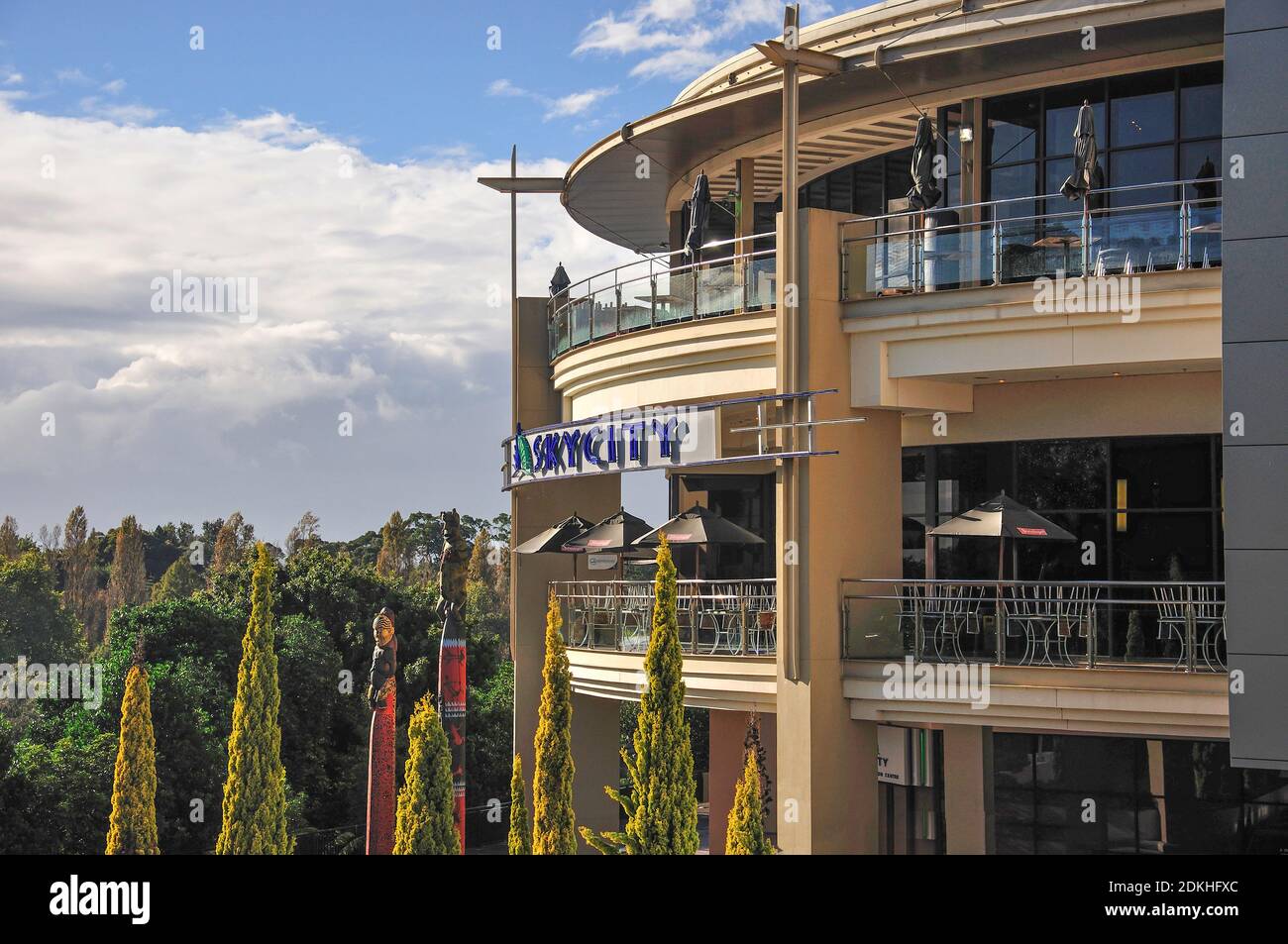 Skycity Casino am Ufer, Hamilton, Waikato Region, Nordinsel, Neuseeland Stockfoto