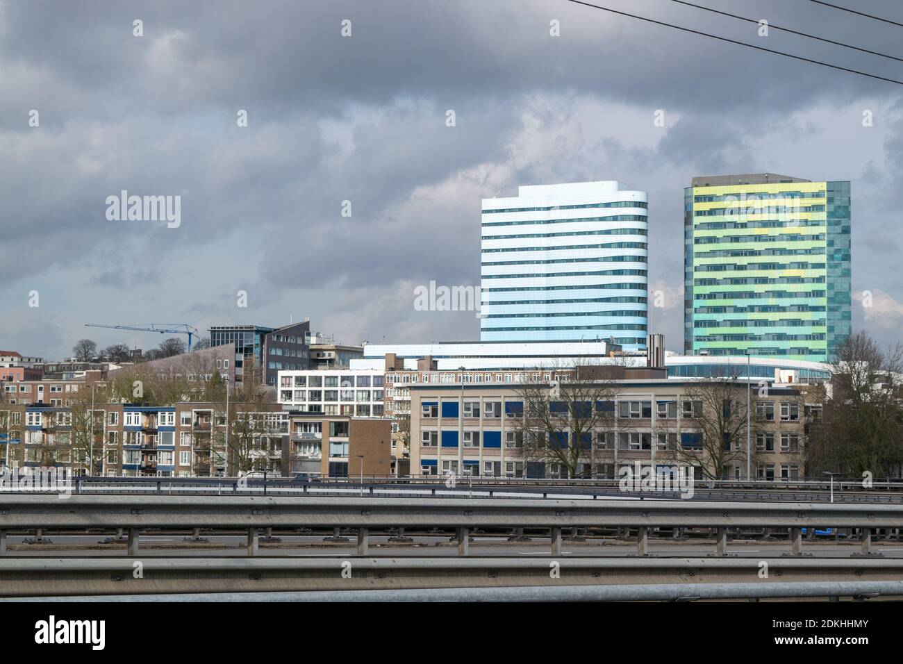 Skyline der niederländischen Stadt Arnhem Stockfoto