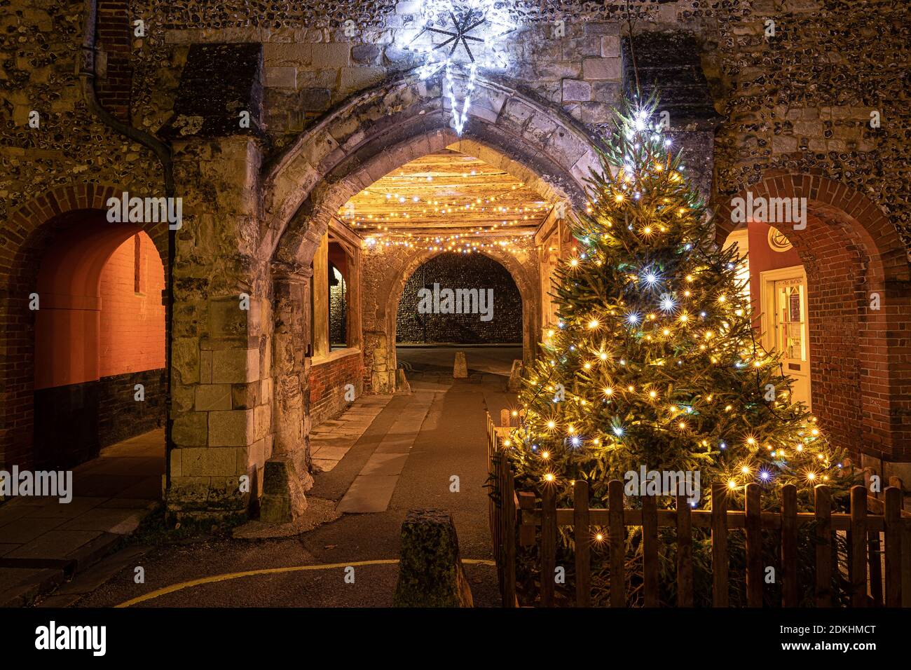 WINCHESTER ZU WEIHNACHTEN Stockfoto