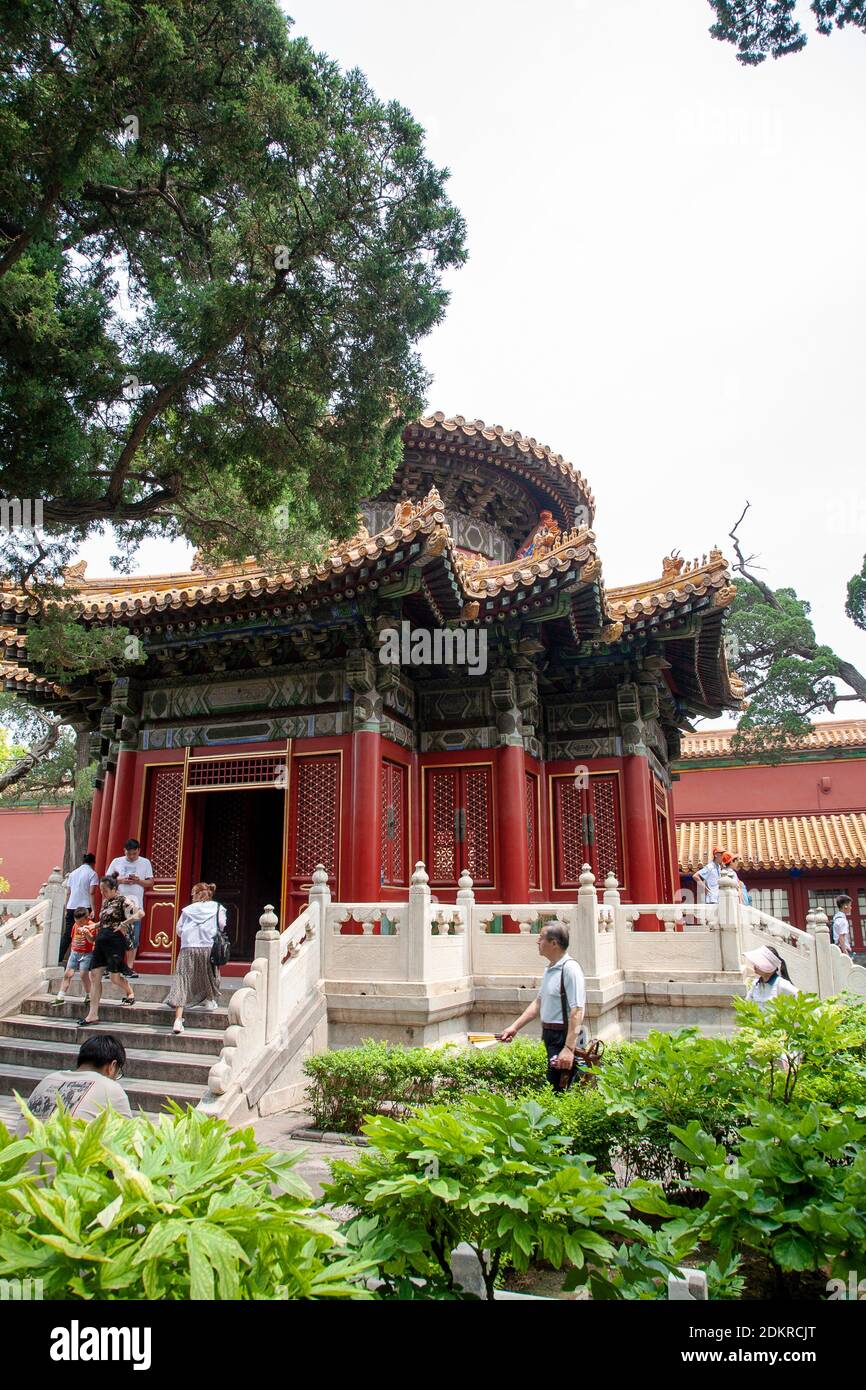 Kaiserlicher Garten in der Verbotenen Stadt Peking Stockfotografie Alamy