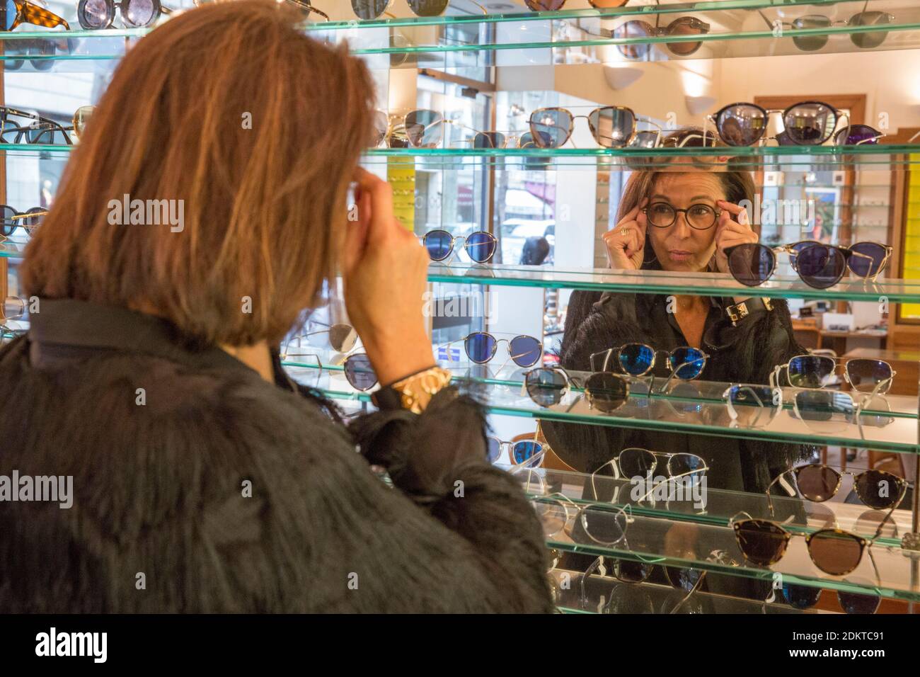 OPTIKER PARIS Stockfoto