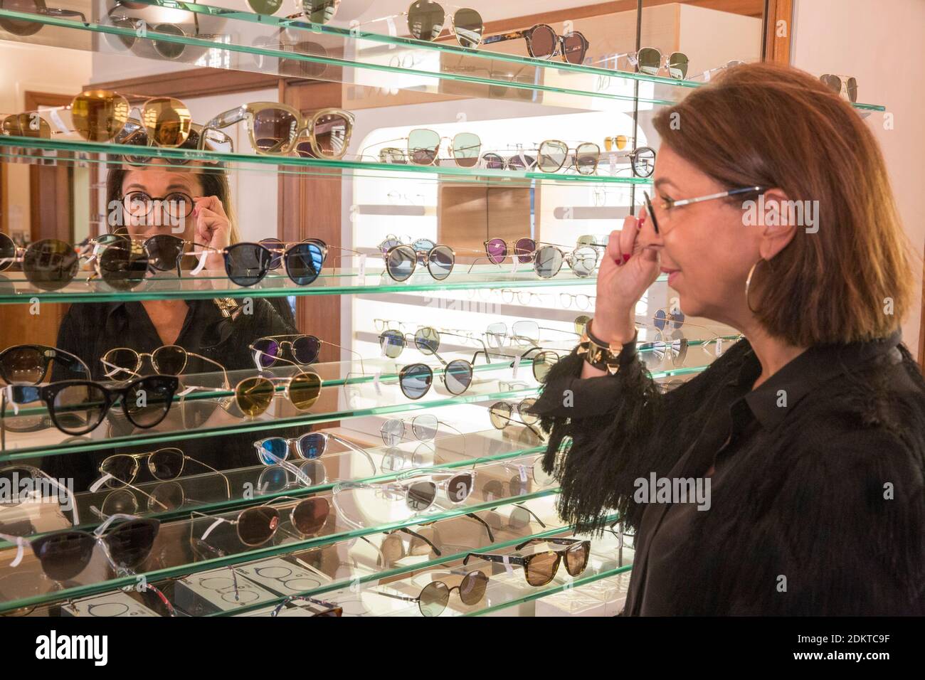 OPTIKER PARIS Stockfoto