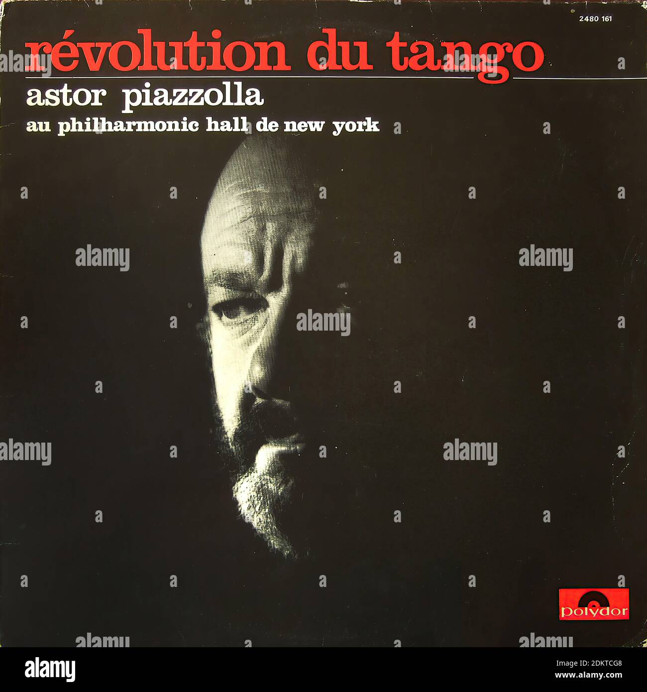 Astor Piazzolla - Revolution Du Tango - Vintage Vinyl Album Abdeckung Stockfoto