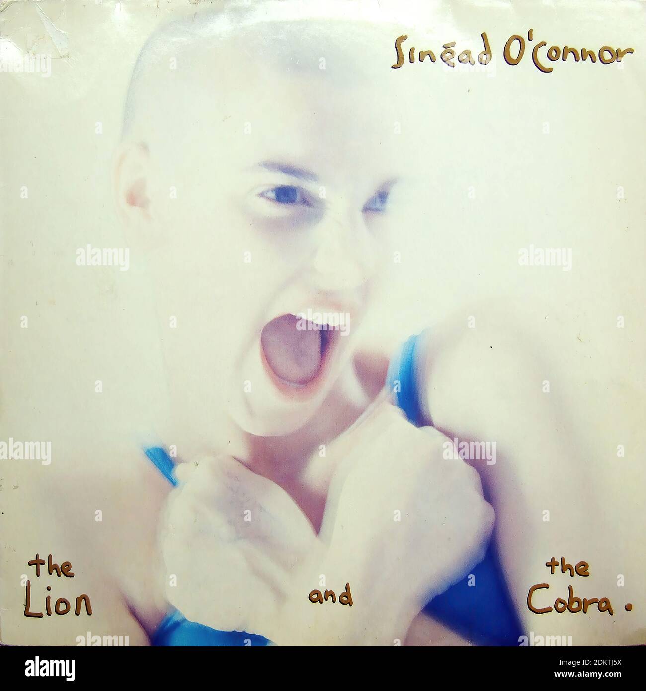Sinead O'Connor - The Lion & The Cobra, BMG Ariola 208 563, 1987 - Vintage Vinyl Album Cover Stockfoto