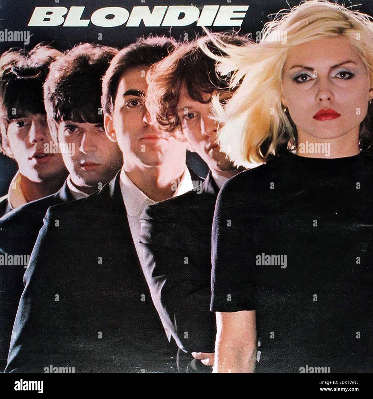 BLONDIE SELF TITLED 12  LP - Vintage Vinyl Schallplattencover Stockfoto