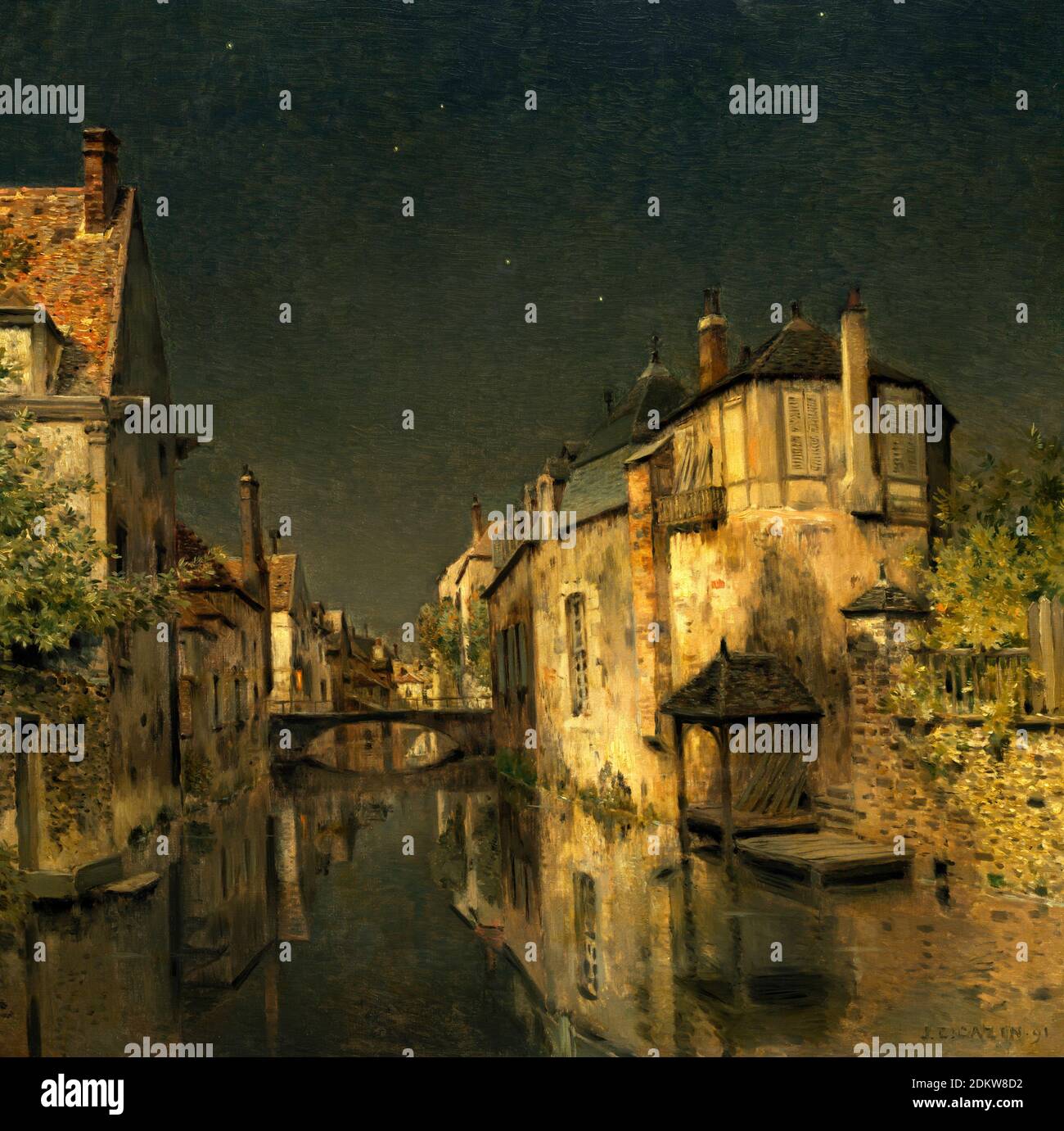 Mitternacht von Jean-Charles Cazin, 1891 Stockfoto