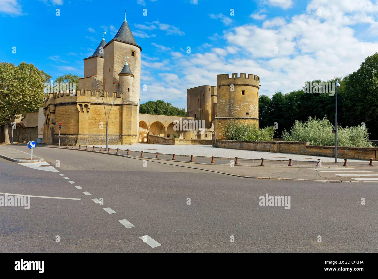 La porte des Allemands, Metz, Frankreich Stockfoto