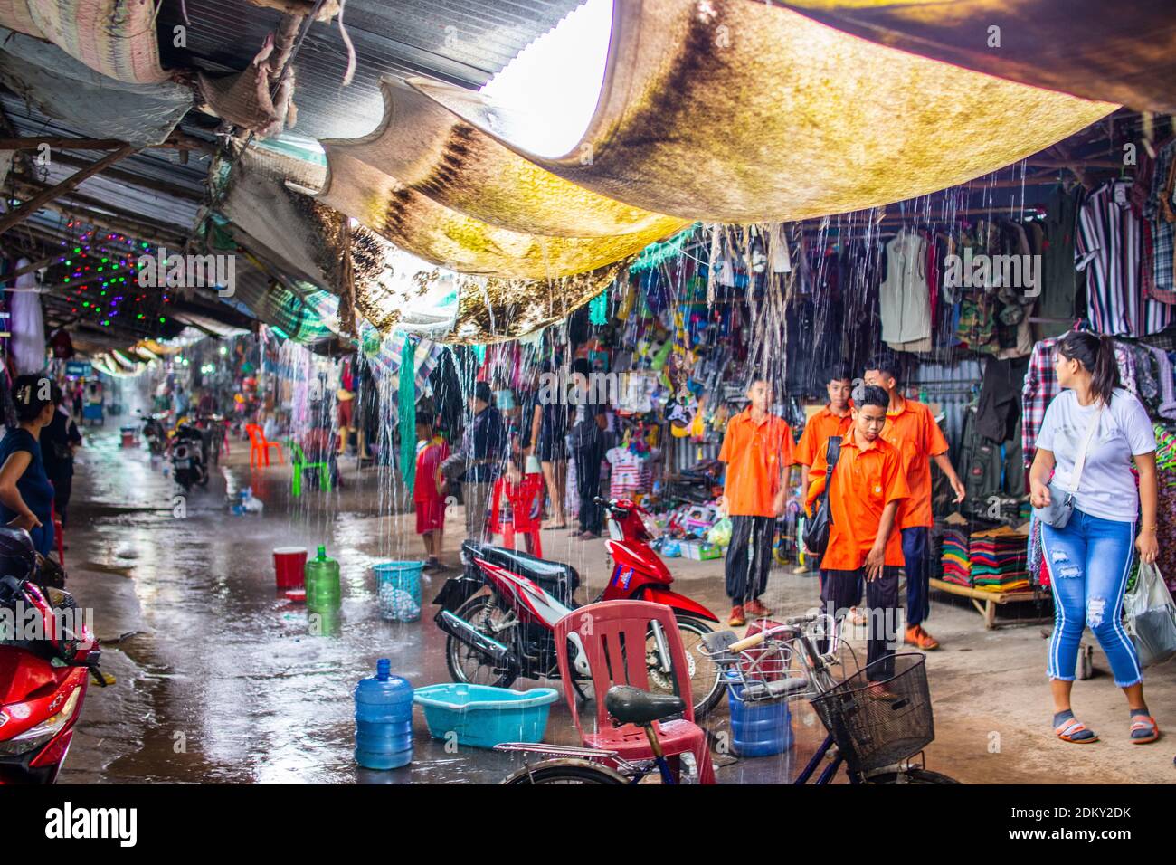 Surin, Thailand, Südostasien Chong Chom Grenzmarkt Stockfoto