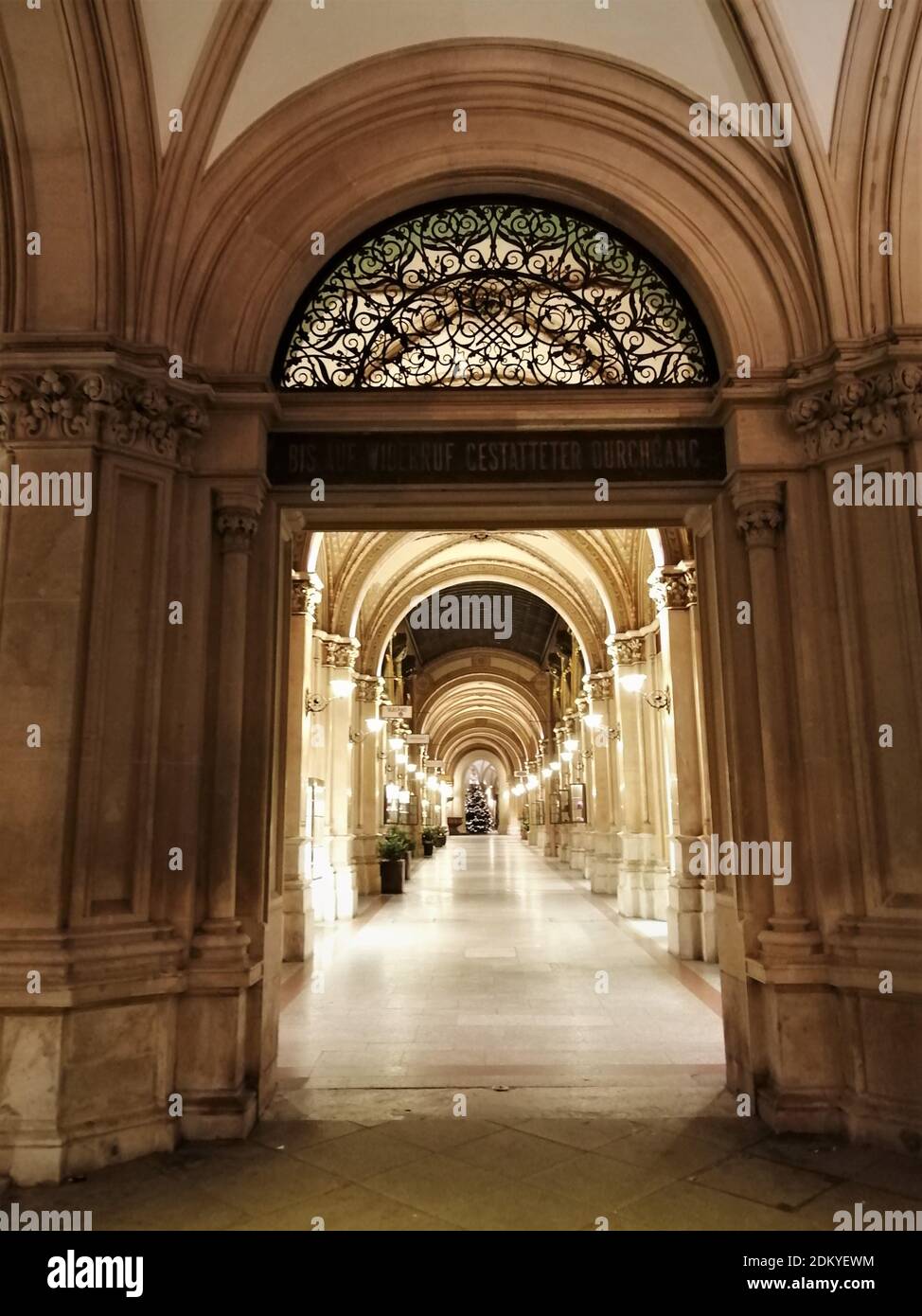 Freyung Passage, Palais Ferstel. Wien, Österreich. Stockfoto