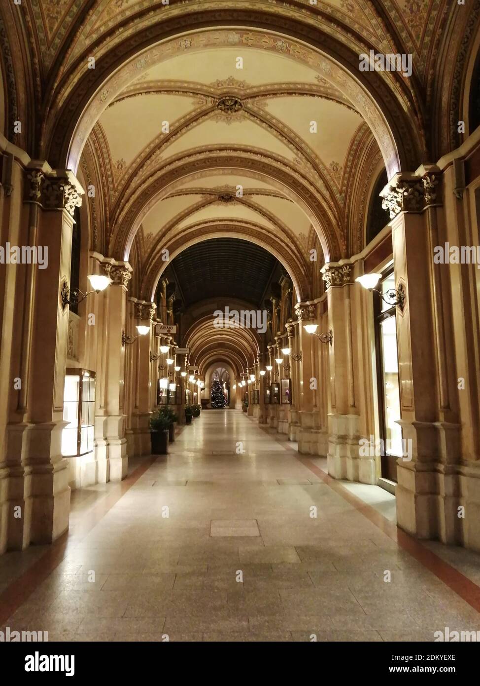 Freyung Passage, Palais Ferstel. Wien, Österreich. Stockfoto