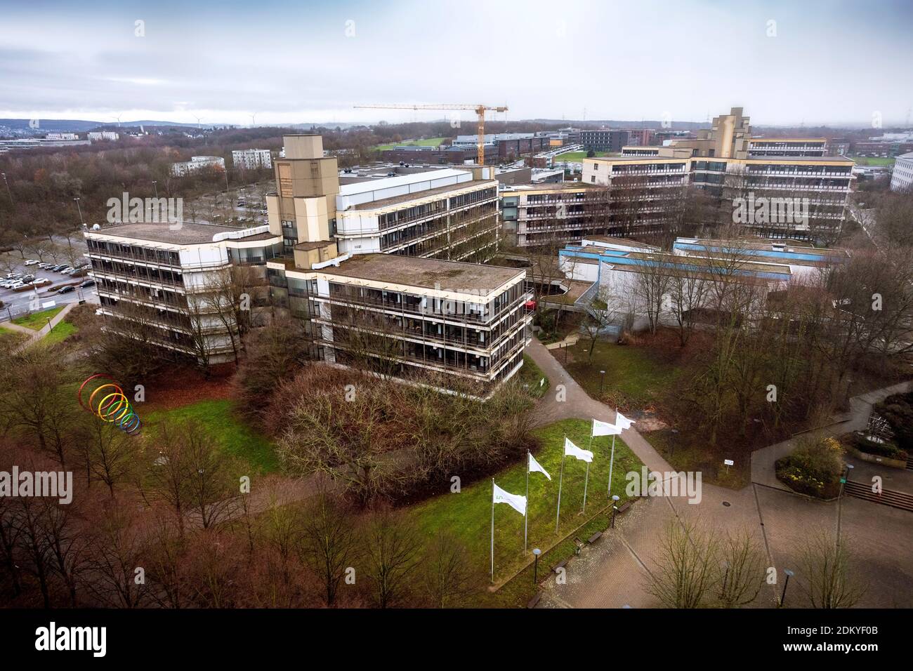 Campus der TU Dortmund Stockfoto