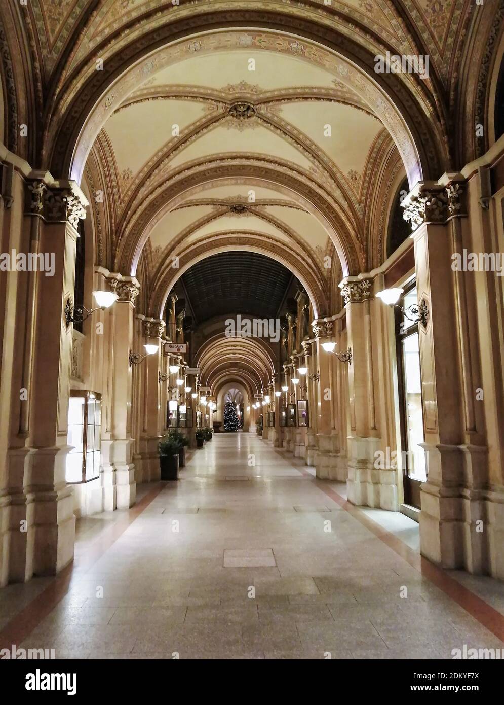 Freyung Passage, Palais Ferstel. Wien, Österreich. Stockfoto