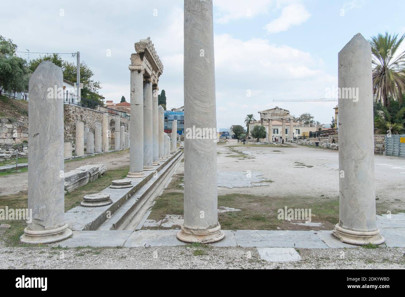 Griechenland: Akropolis Und Ägina Von Athen Stockfoto