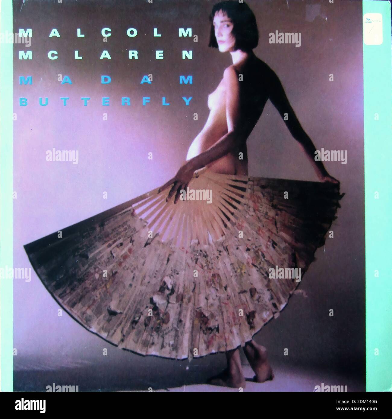 Malcolm McLaren - Madam Butterfly - UN Bel di Vecremo  Erstes Paar aus, Betty Ann White, Deborah Cole, 601 503-213, Maxi-Single 45t, 12 inch - Vintage Vinyl Album Cover Stockfoto