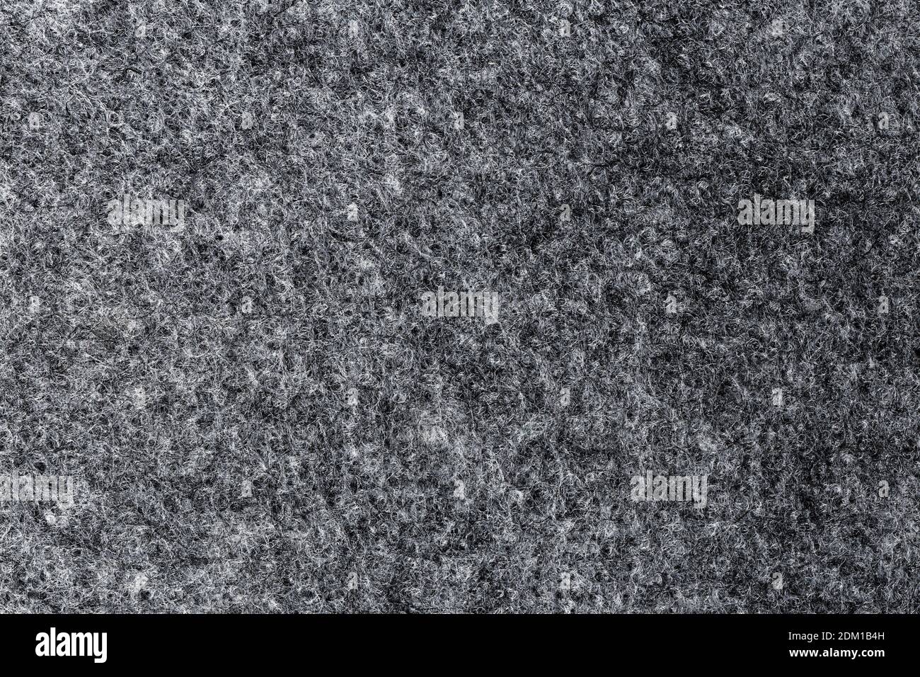 Nahaufnahme Textur von künstlichen grauen Filz. Hohe Auflösung. Stockfoto