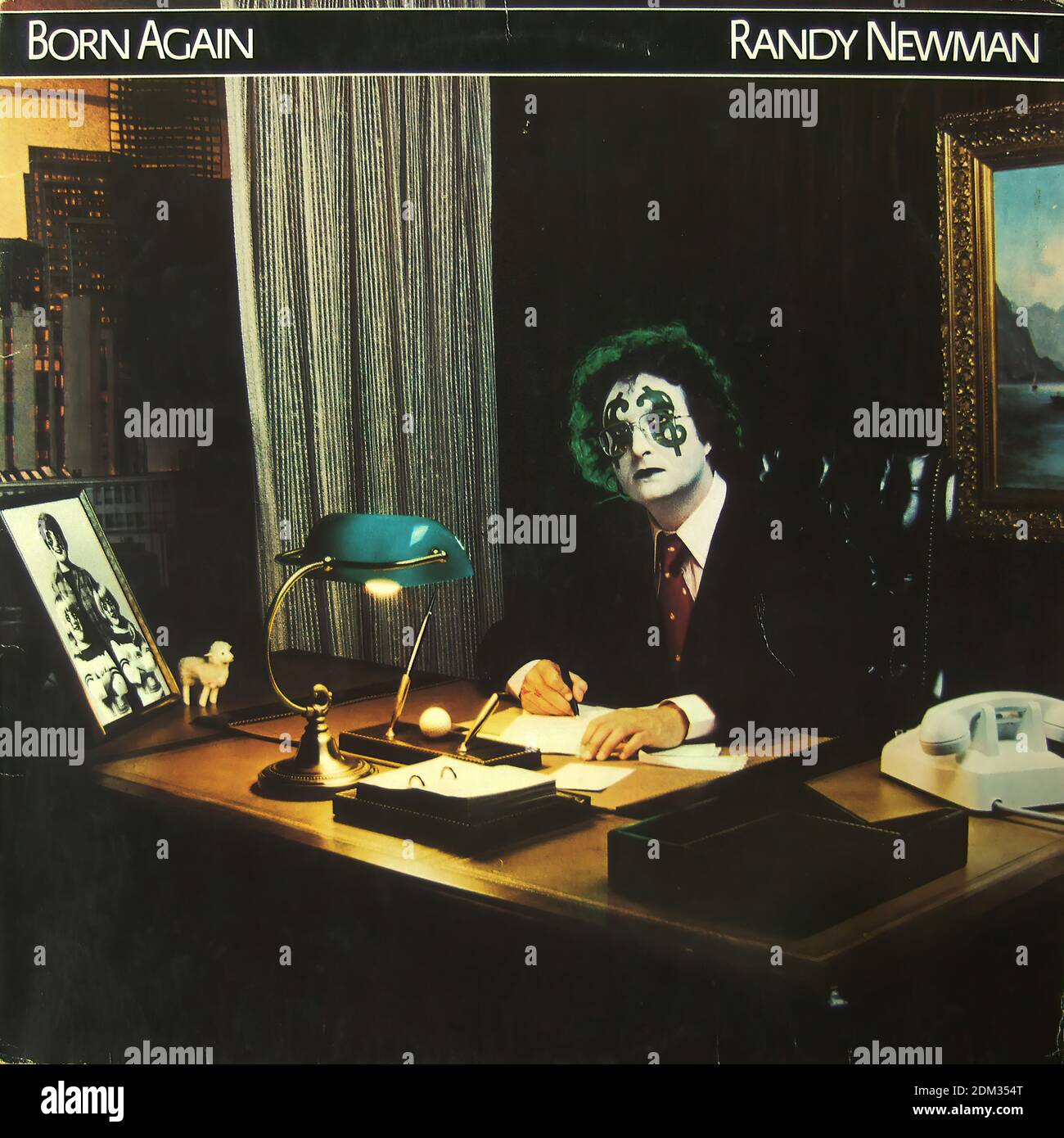 Randy Newman - Born Again - Vintage Vinyl Album Cover Stockfoto