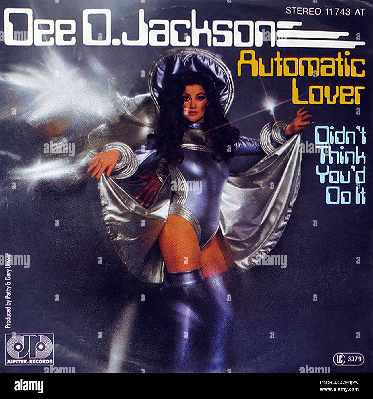 Dee Jackson - Vintage Vinyl Schallplattencover Stockfoto