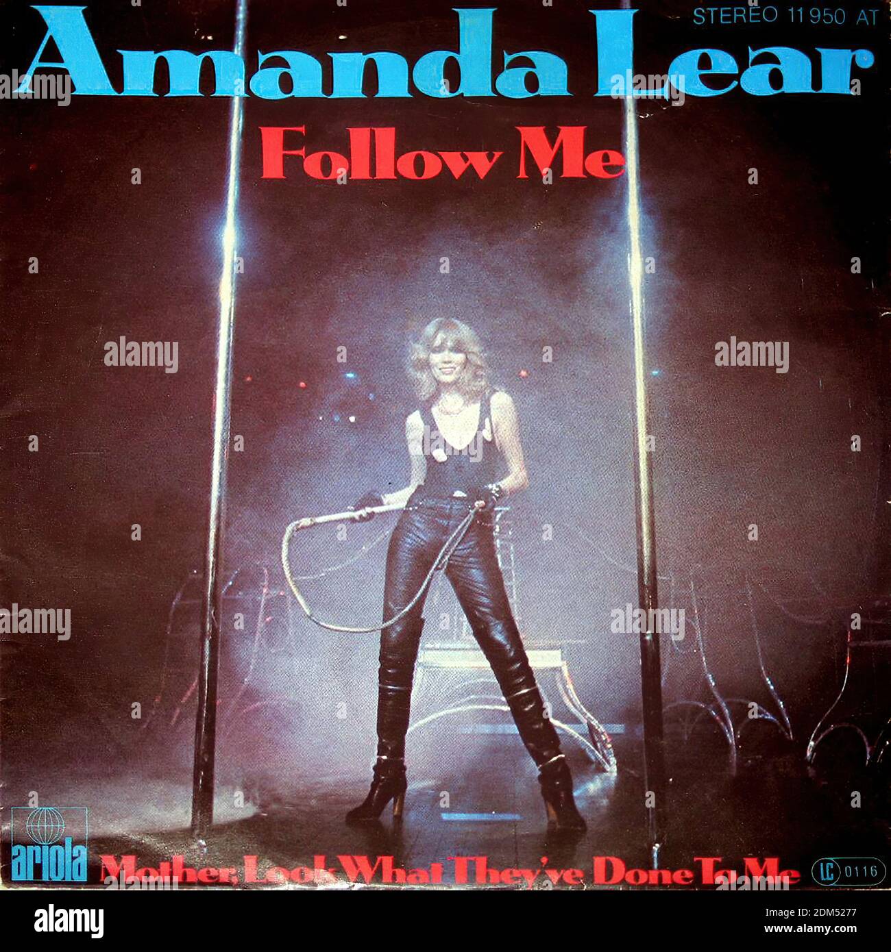 Amanda Lear - Vintage Vinyl Record Cover01 Stockfoto