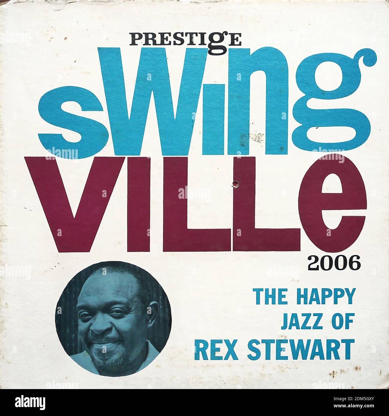 Rex Stewart ‎– The Happy Jazz of Rex Stewart, Prestige Swingville SVLP 2006 - Vintage Vinyl Album Cover Stockfoto