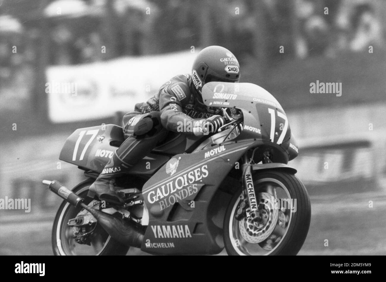 Patrick Igoa, (FR), Yamaha 250, Belgien Moto GP 1987, Spa Francorchamps Stockfoto