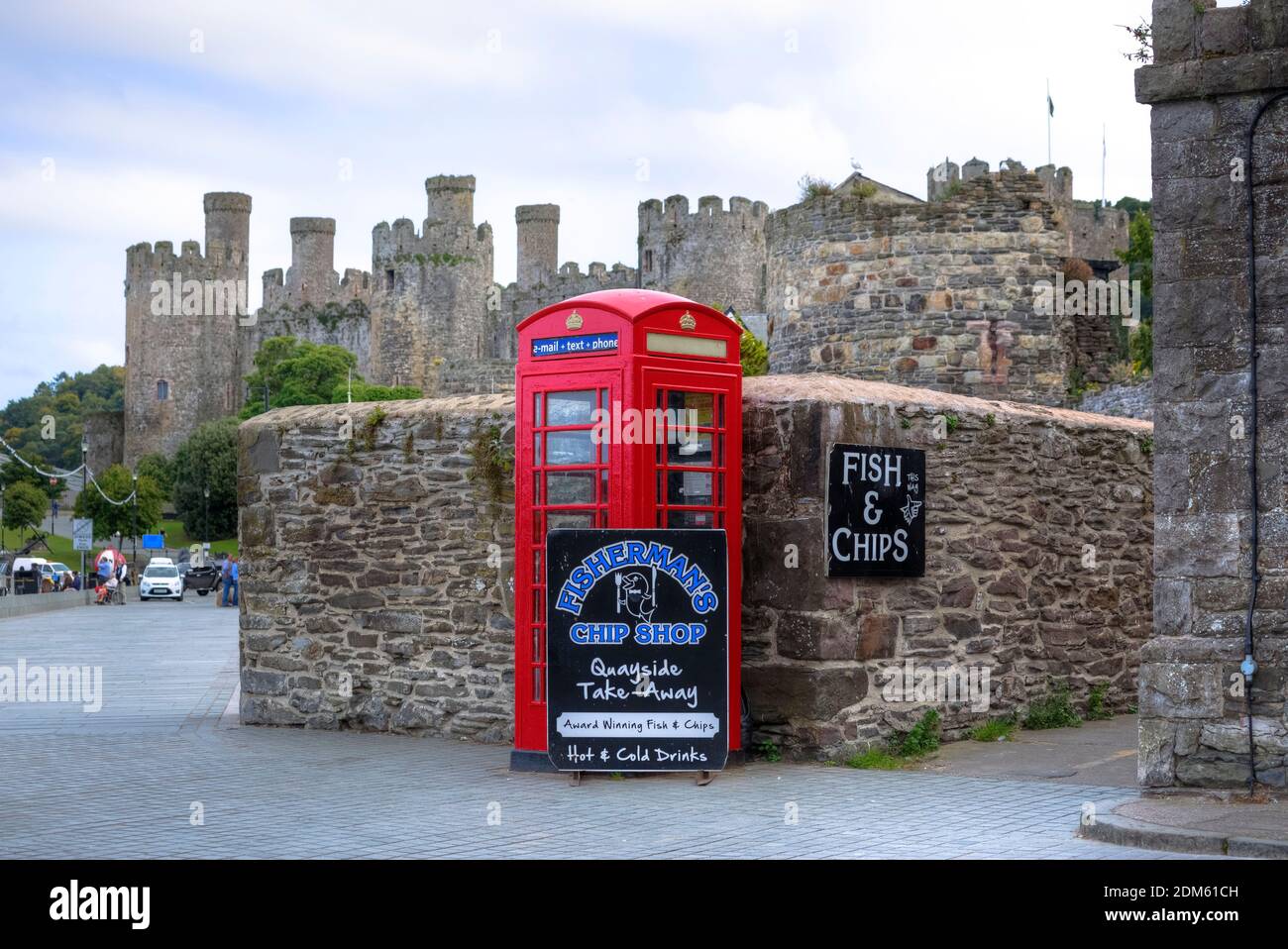 Conwy Castle, Conwy, Wales, UK Stockfoto