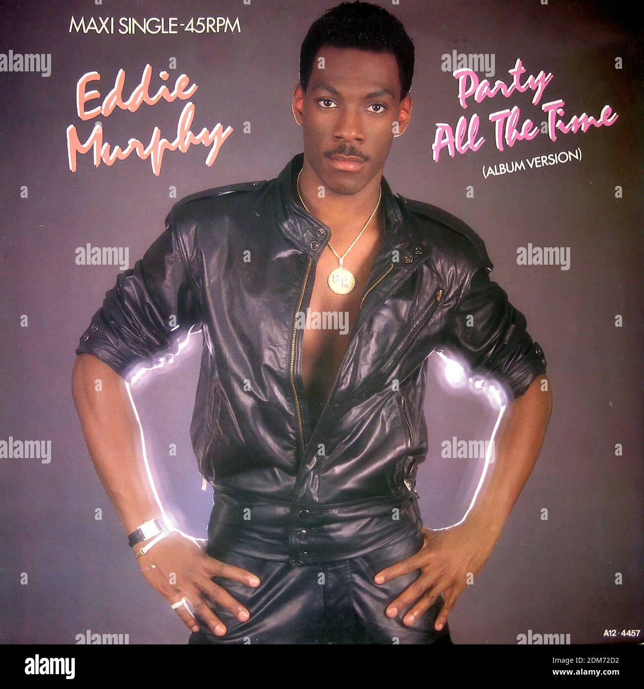 Eddie Murphy Party All The Time - Vintage Vinyl Record Abdeckung Stockfoto