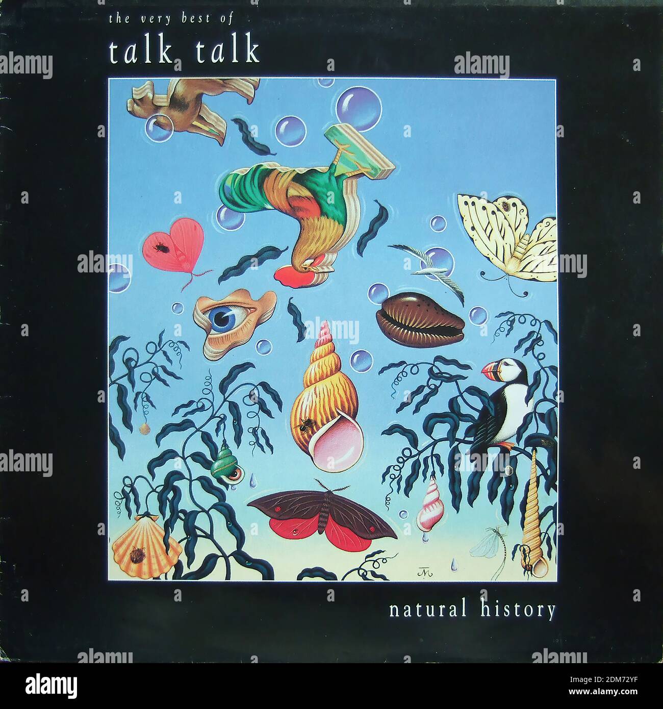 Das Beste von Talk Talk Talk - Naturgeschichte - Vintage Vinyl Album Cover Stockfoto