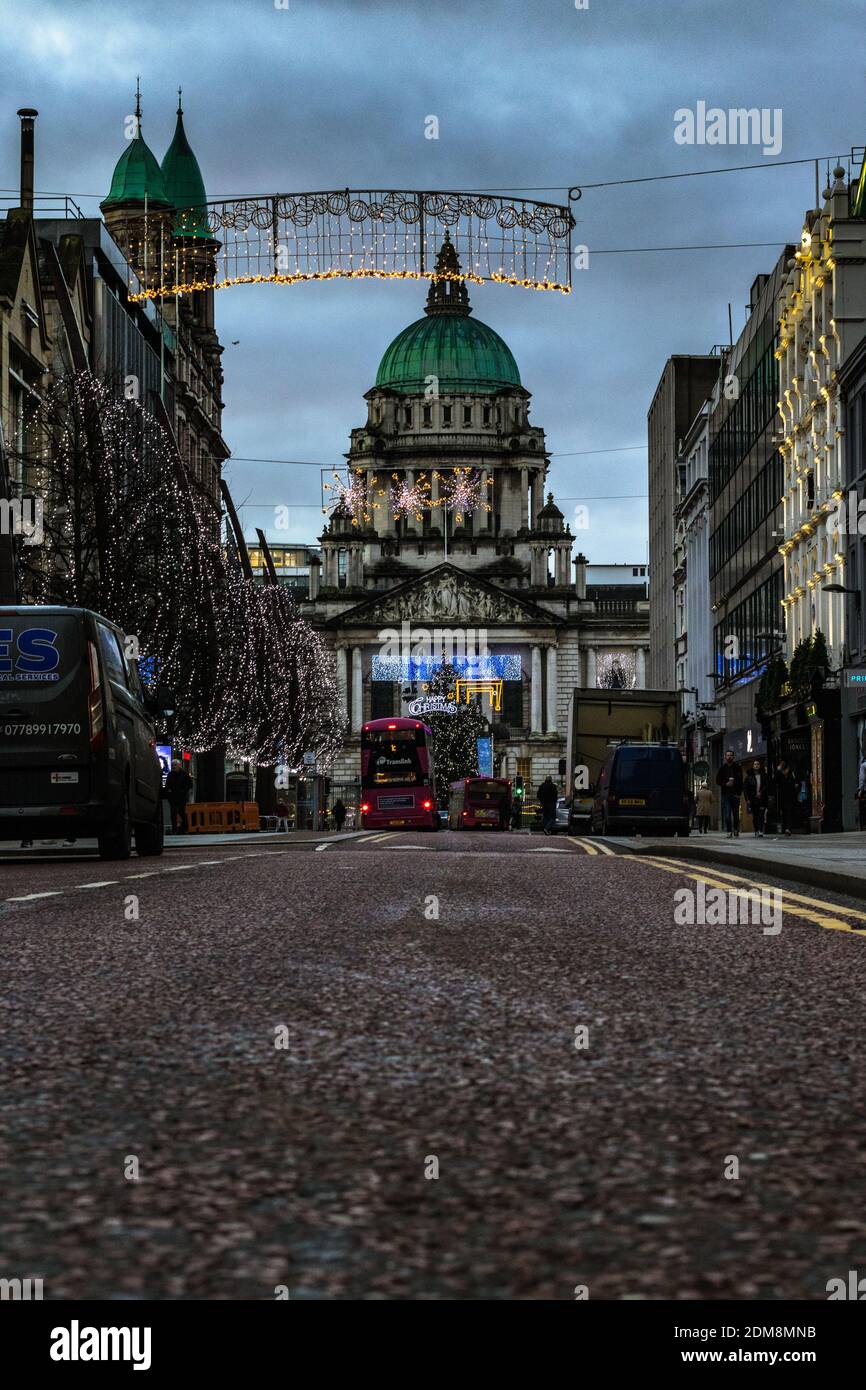Rathaus Belfast Stockfoto