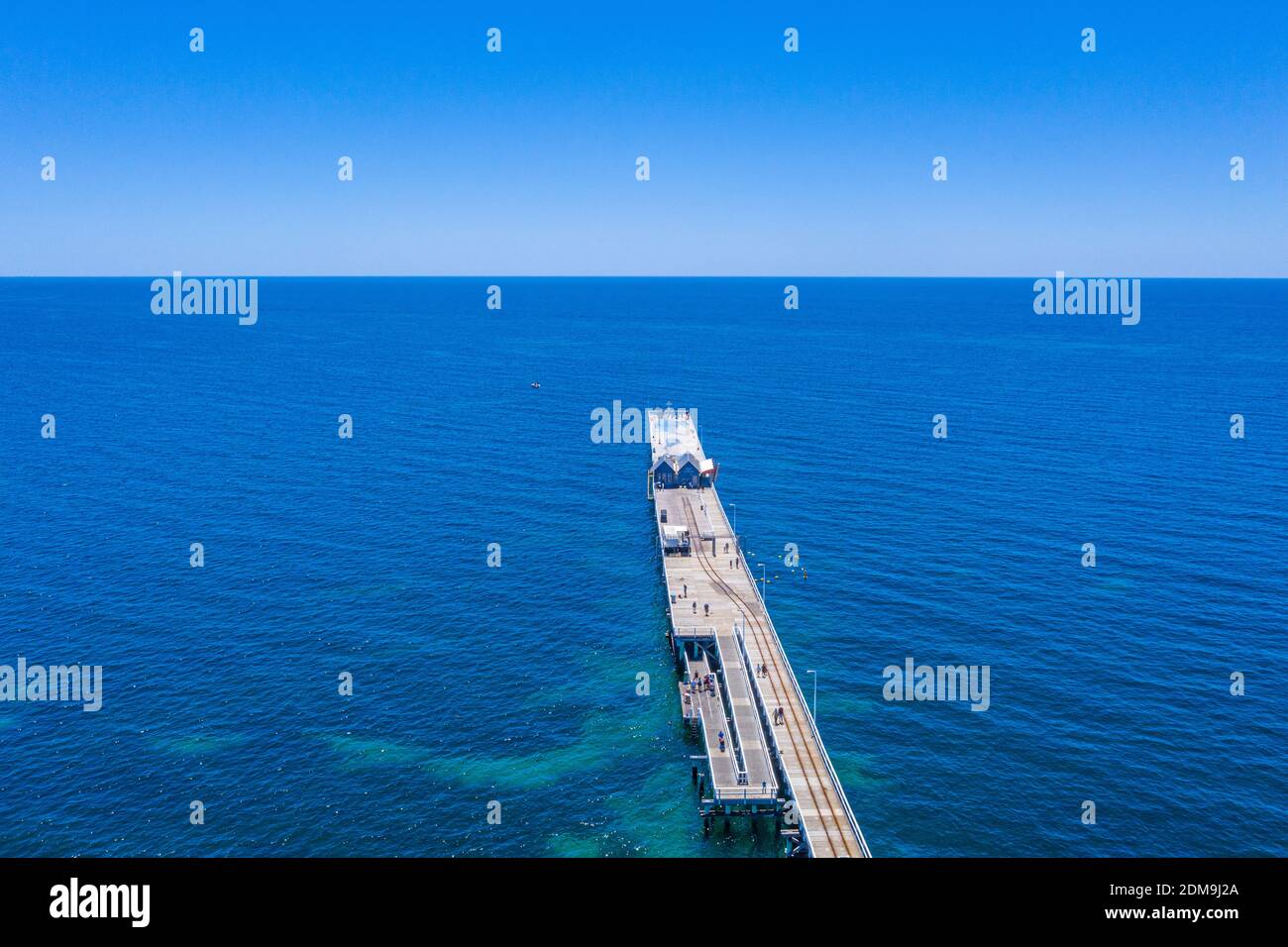 Luftaufnahme des Busselton Steg in Australien Stockfoto