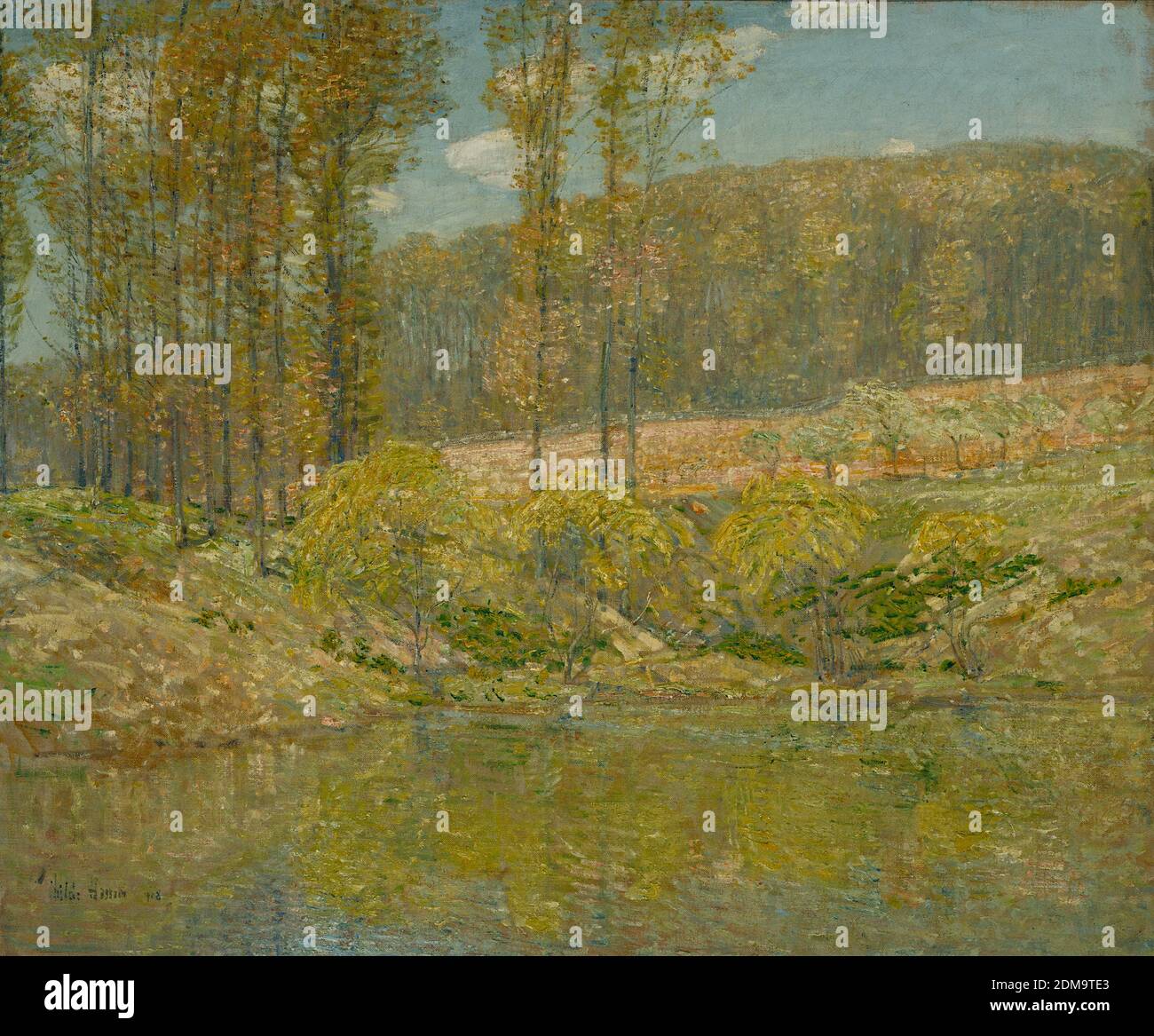 Frühling, Navesink Highlands 1908 American Impressionist Painting von Childe Hassam - sehr hohe Auflösung und Bildqualität Stockfoto